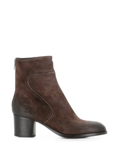 Pantanetti distressed-effect ankle boots Brown 20356A