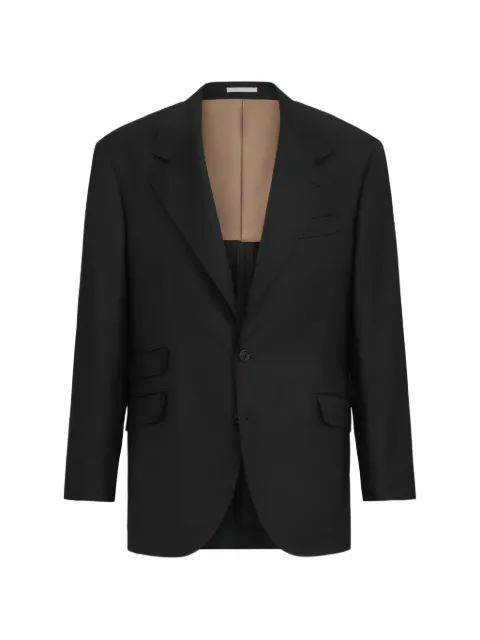 Brunello Cucinelli Cavallo Tailor wool blazer Black MF4598BWCC059