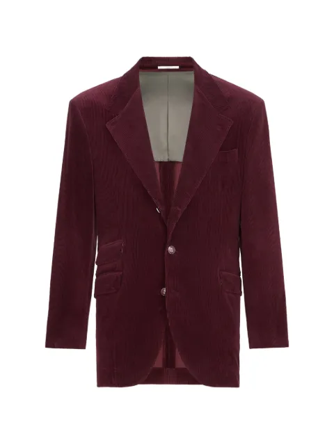 Brunello Cucinelli Cavallo Tailor corduroy blazer Red MY4998BWC6C2052