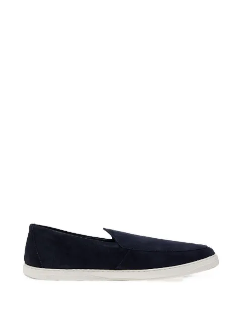 GROUNDIES suede slip-on loafers Blue GND12026312