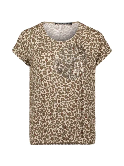 Betty Barclay leopard-print sequin-embellished T-shirt Neutrals 27881974