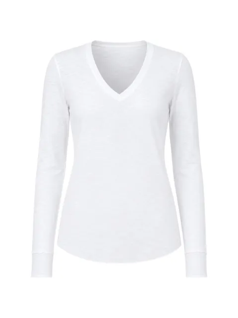Juvia Jasmin slub long-sleeve T-shirt White 81500115