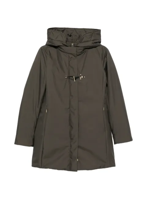 Fay lobster-clasp hooded coat Grey NAW59533830