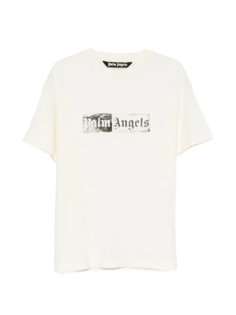 Palm Angels logo-print T-shirt White PAMAA001JR005