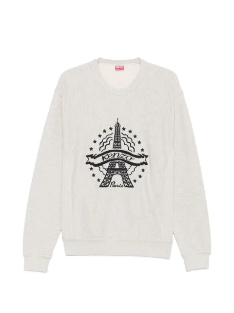 Kenzo Eiffel Tower sweatshirt Neutrals FG65SW2784MJ