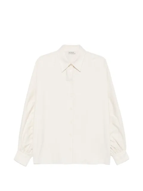 SoSUE balloon-sleeve shirt Neutrals 213MC1006OFW