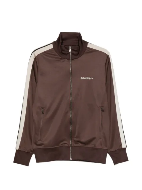 Palm Angels logo-print side-stripe jacket Brown PAMBD001FB001