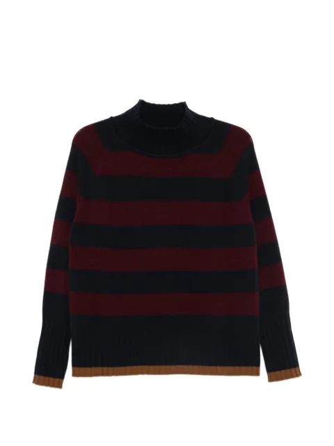 BeYou striped roll-neck sweater Blue CD4046