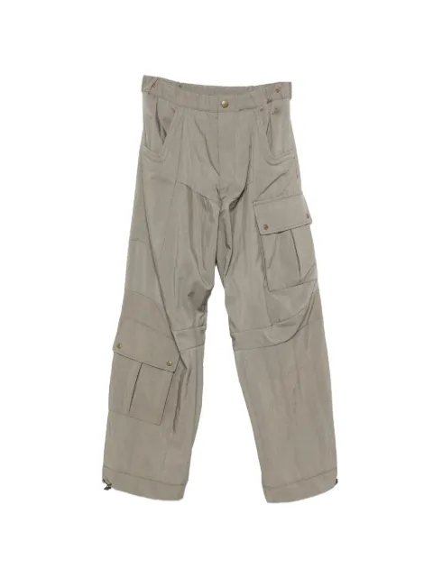 Vivienne Westwood Orb-embroidered cargo pants Grey 2F01002AW01JR