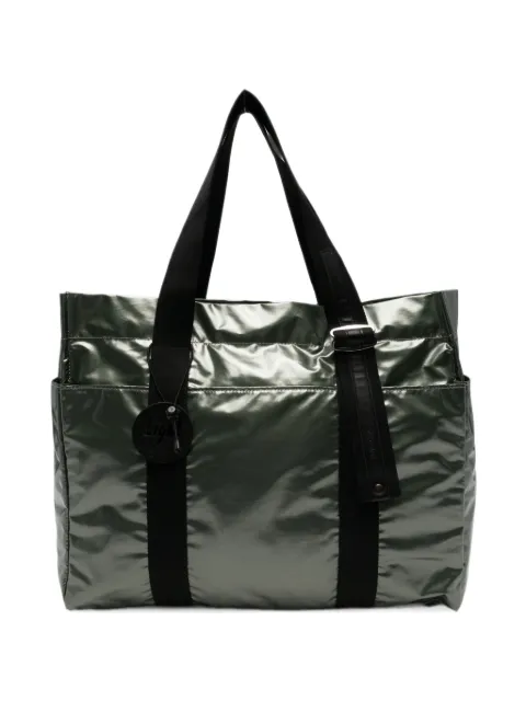 Jack Gomme Caly metallic-effect tote bag Green CALY22H1927LV01A