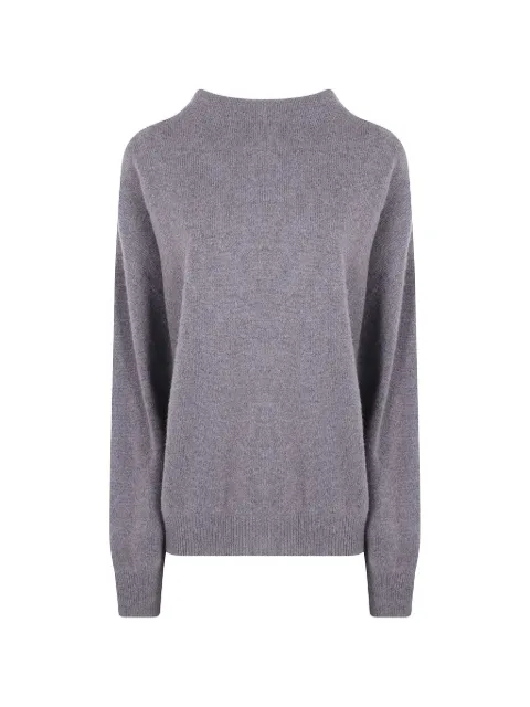 Liviana Conti cashmere mock-neck knit Brown F6WC54