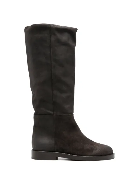 AGL suede knee-high boots Brown D778501PHNOKOT