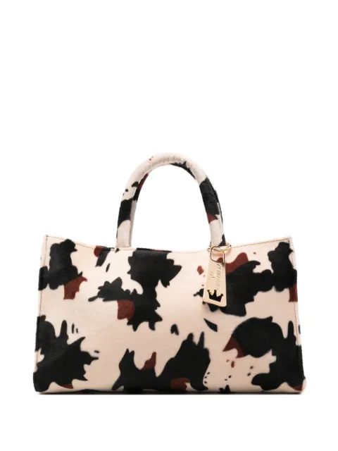 la milanesa Michep cow-print tote bag Neutrals MICHEP