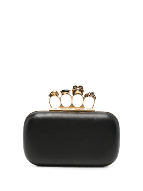 Alexander McQueen Knuckle clutch bag Gold 8503111AAJD
