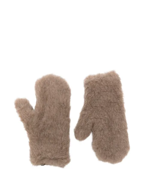 Max Mara Teddy mitts Brown 2624566042600