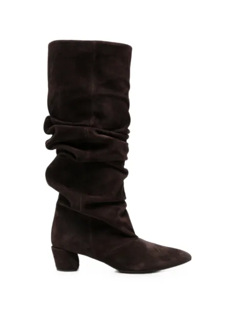 Liska slouchy suede boots Brown TAM4VITELLOSCAMTDM5