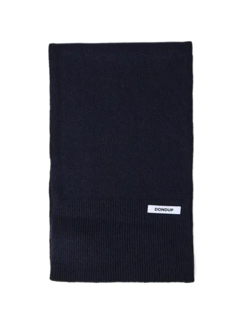 DONDUP ribbed-knit scarf Black WK288Y00480DXXX890