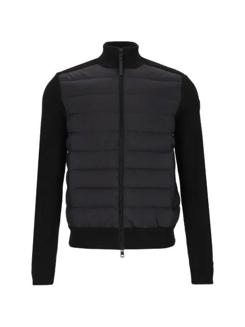 Moncler quilted panelled cardigan Black L20919B00011