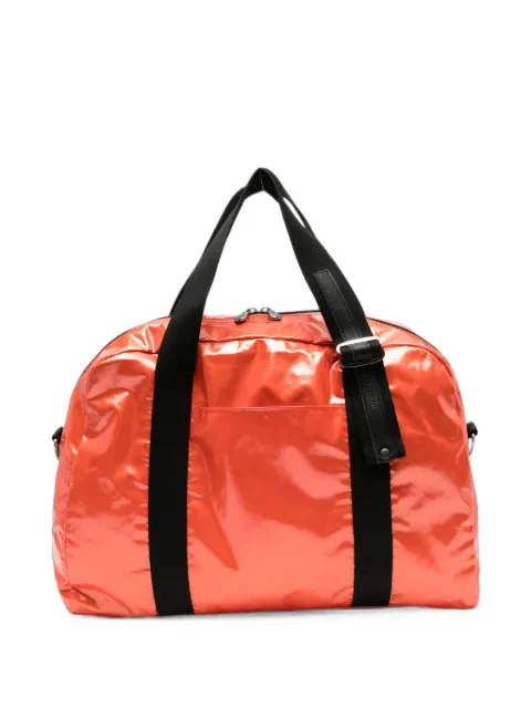 Jack Gomme Walli glossy-finish holdall bag Orange 24E1141LV01A