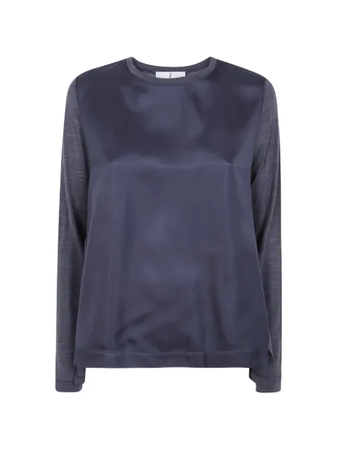 Why Ci long-sleeve T-shirt Grey WH0040099