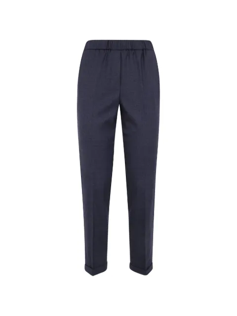 Antonelli elasticated-waistband turned-up-cuffs trousers Grey B8557R812D