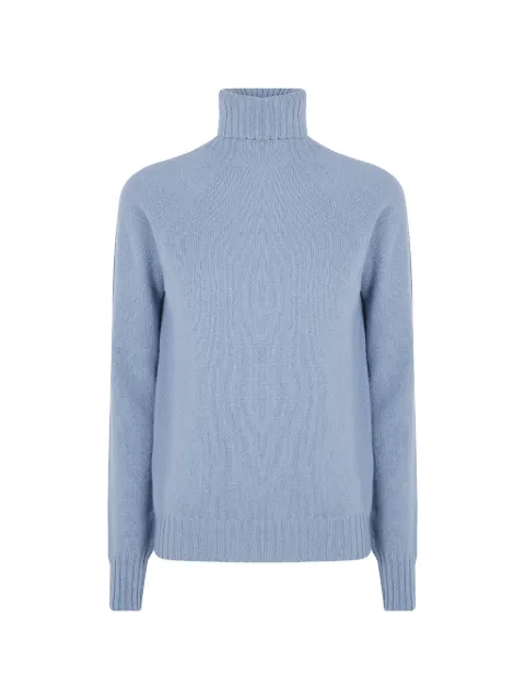 Drumohr roll-neck raglan-sleeve sweater Blue L5W114TL