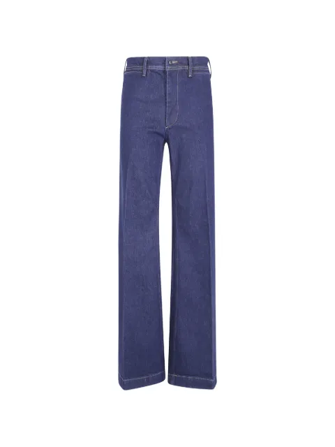 Polo Ralph Lauren button-pocket wide-leg jeans Blue 211B17119001