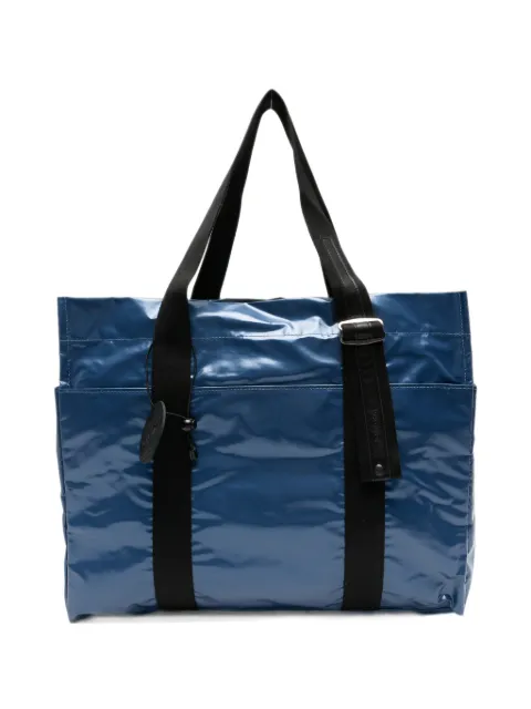 Jack Gomme Caly metallic-effect tote bag Blue 22H1927LV01ACALY