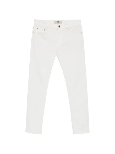 PT Torino logo-patch slim jeans White C5DP05Z0OA14T0