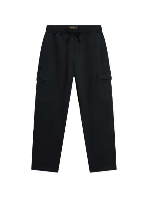 Woolrich fleece-texture track pants Black CFWOTR2044MRUT5439