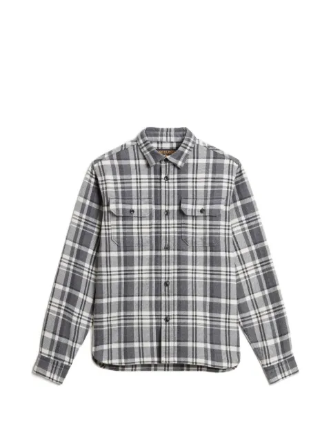 Woolrich check-pattern flap-pocket shirt Grey CFWOSI2038MRUT5447