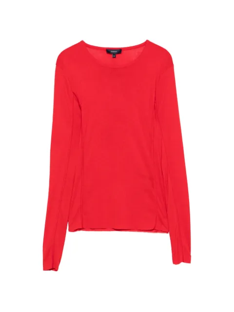Soeur Lester long-sleeve boat-neck T-shirt Red TSH1238LESTER