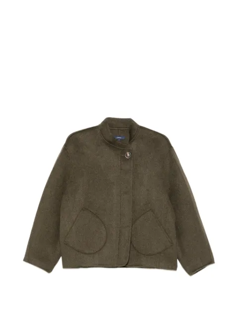 Soeur Windsor high-neck jacket Green MAN1312WINDSOR