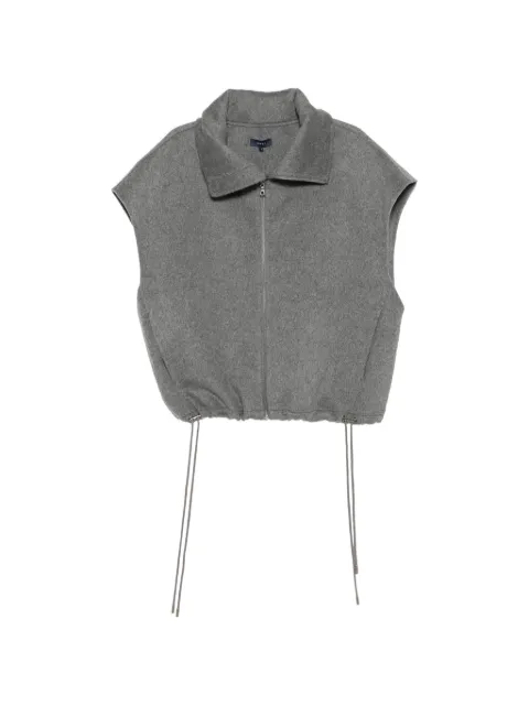Soeur Juno funnel-neck gilet Grey BLS1184JUNO