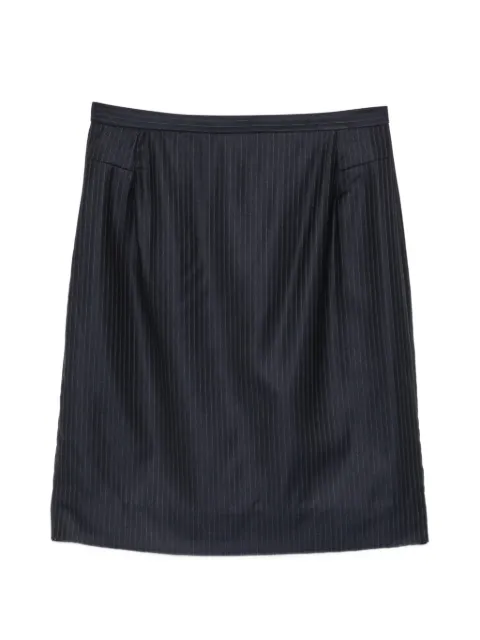 Loro Piana Pre-Owned 2000s pinstripe skirt Blue LP250MQ