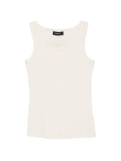 Fabiana Filippi monili-chain-trim tank top Neutrals JED216F602L8960000