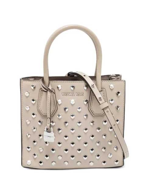 Michael Kors Vintage Mercer studded tote bag Neutrals 681735