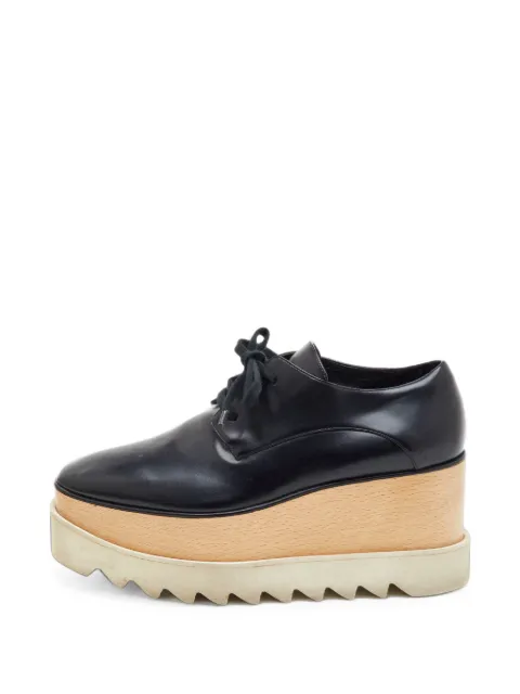 Stella McCartney Pre-Owned Elyse platform Derby sneakers Black 1385418