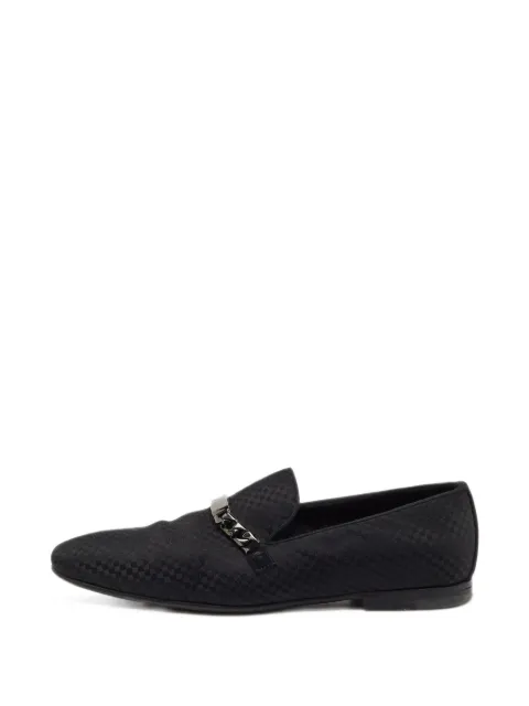 Louis Vuitton Pre-Owned Damier Chail loafers Black 1212870