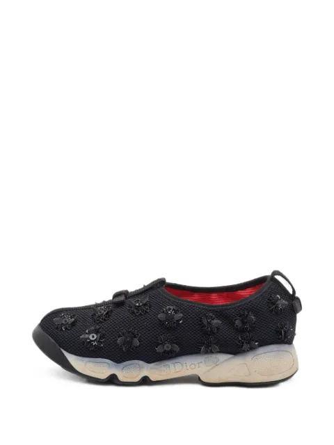 Christian Dior Pre-Owned Fusion embellished sneakers Black 1391861