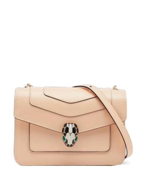 Bvlgari Pre-Owned small Serpenti Forever flap shoulder bag Neutrals 1392599