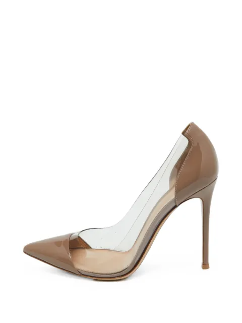 Gianvito Rossi Plexi patent leather pumps Pink 1012002