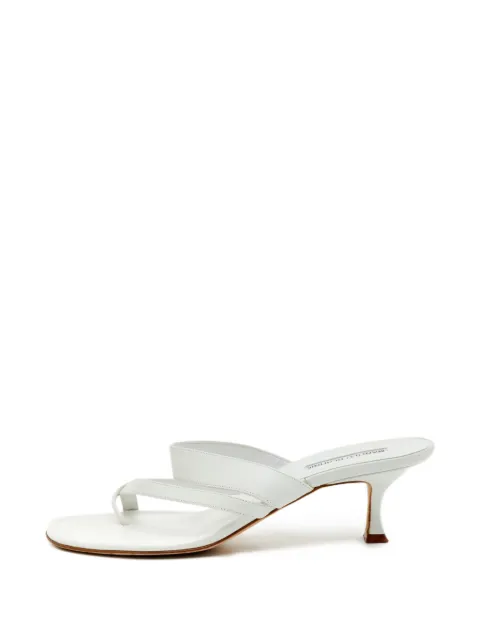Manolo Blahnik Susa cut-out sandals White 1385624
