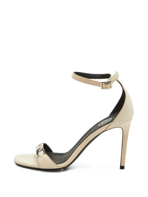 Balmain Pre-Owned B-Chain strap sandals Neutrals 1391970