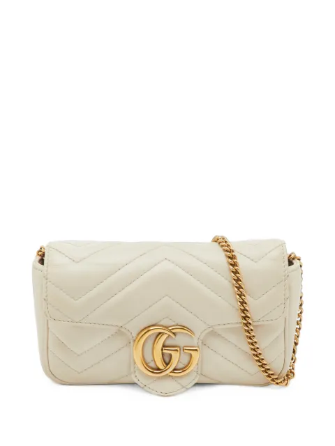 Gucci Pre-Owned mini GG Marmont shoulder bag Neutrals 1398050