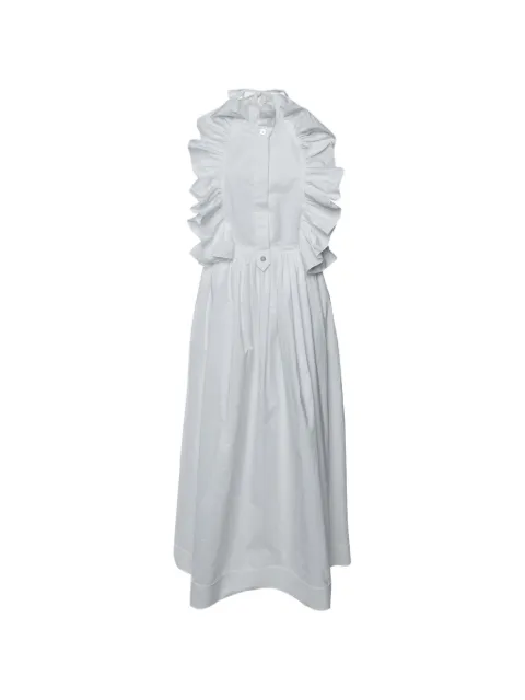 Valentino Garavani Pre-Owned 2020 Leblanc ruffled midi dress White 1383928