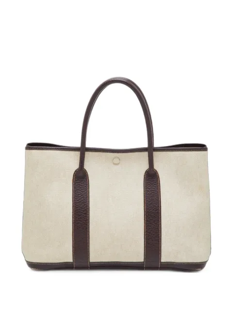 Hermès Pre-Owned 2002 36 Garden Party shoulder bag Neutrals 1387650