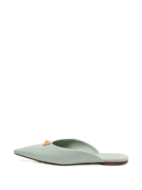 Valentino Garavani Pre-Owned Rockstud pointed-toe mules Green 1398538