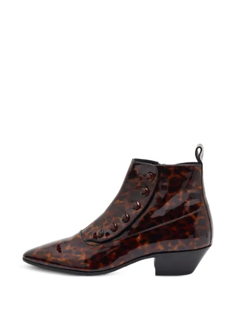 Saint Laurent Pre-Owned Dylan ankle boots Brown 1392318