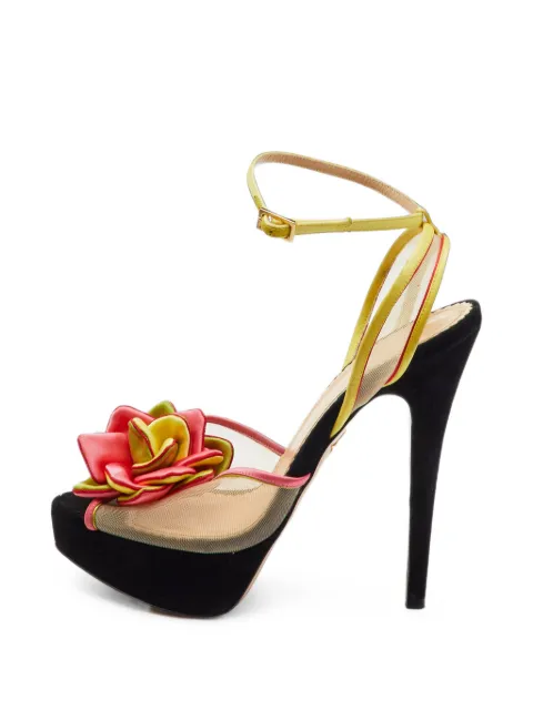 Charlotte Olympia Pomeline heeled sandals Black 1391243
